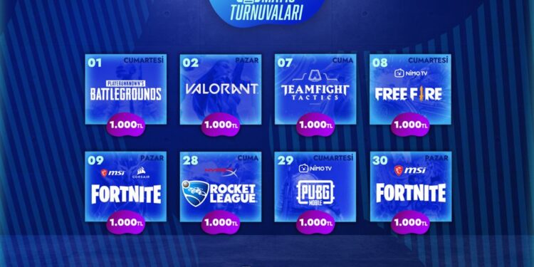 Gamify Mayıs 2021 Turnuva Takvimi Açıklandı