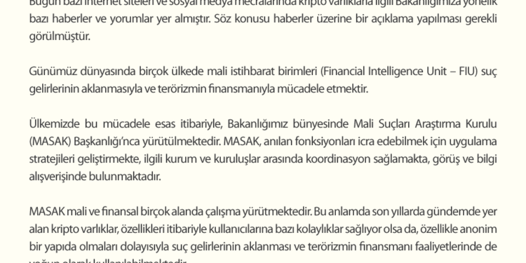 Hazine ve Maliye Bakanlığı, Dikkatini Kripto Paralara Çevirdi