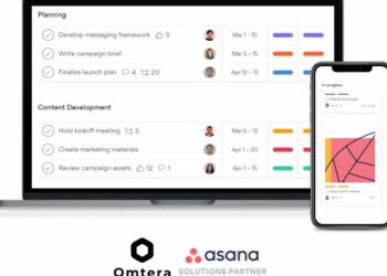 Omtera, Global Teknoloji Şirketi Asana’nın Türkiye’deki Çözüm Ortağı Oldu