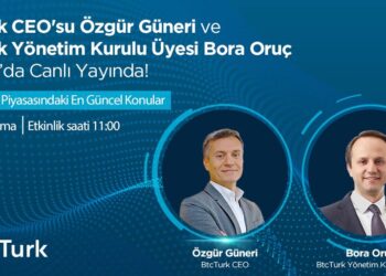 BtcTurk CEO’su Özgür Güneri ve Yönetim Kurulu Üyesi Bora Oruç’tan Kriptopara Değerlendirmesi