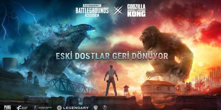 Sinemanın Yıldızları Godzilla, Kong ve PUBG Mobile’ın Özel Oyun İçi İş Birliği İle Efsanevi Eğlence