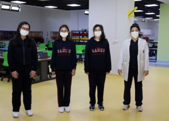 Sanko Okulları Öğrencileri Tarafından COVID-19 Duyu Test Cihazı Geliştirildi