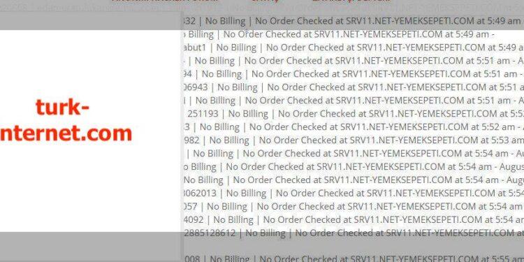 Yemeksepeti Kullanıcılarının Bilgileri DarkWeb’de Satışa mı Çıkarıldı?