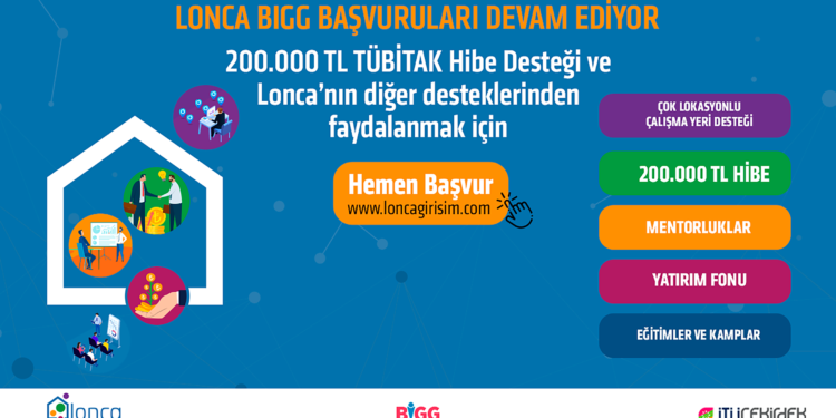 Lonca ve İTÜ Çekirdek işbirliğiyle TÜBİTAK BİGG’e Başvuru İmkânı