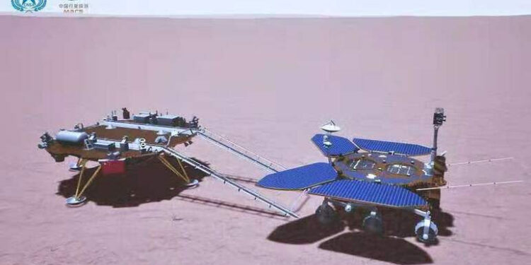 Zhurong, Mars’ın Yüzeyinde Keşif Çalışmalarına Başladı