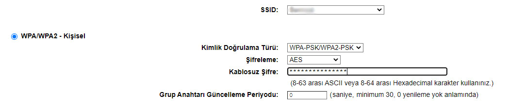 Wi-Fi kimliğini öğrenme ve değiştirme