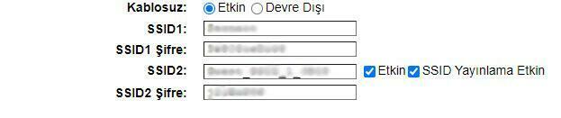 Yönlendirici ayarı değiştirme