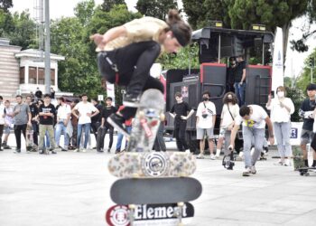 Yüzlerce Kaykay Tutkunu, SPX Skate Fest’te Buluştu