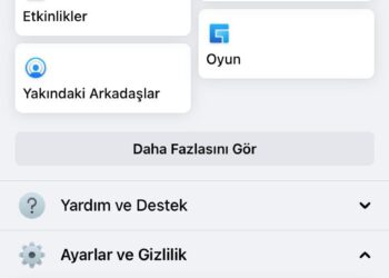 Facebook Ayarlar Bölümü