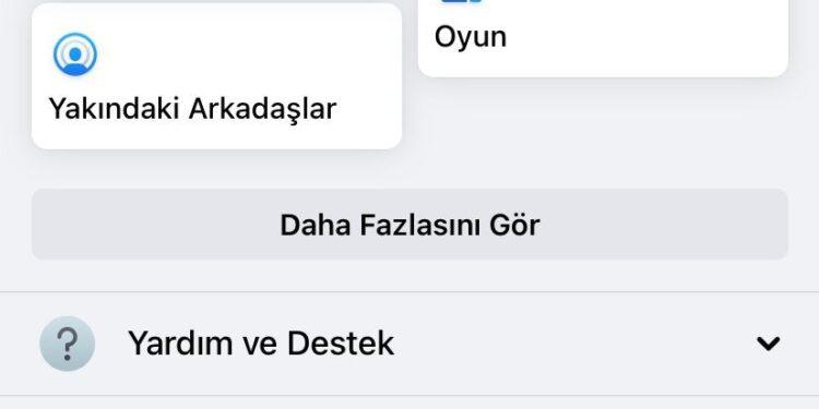 Facebook Ayarlar Bölümü