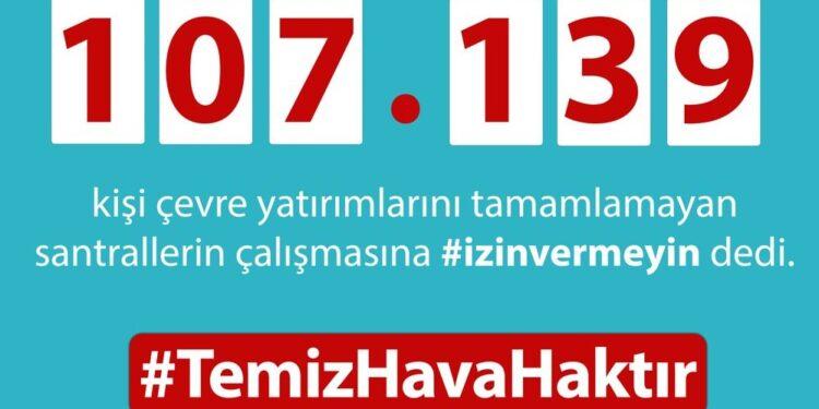 107.000 İmza Temiz Hava Hakkı İçin Mecliste