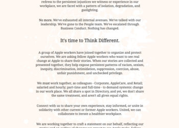 Apple Çalışanları #AppleToo Başlığı Altında Örgütleniyor