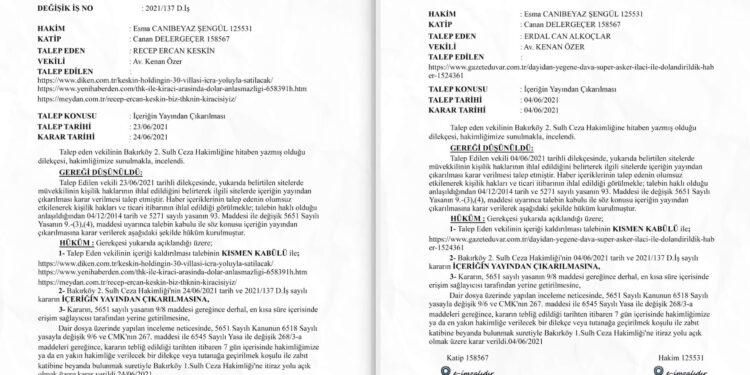 Şimdi Sitelere Sahte Engelleme Kararları Gönderenler Var