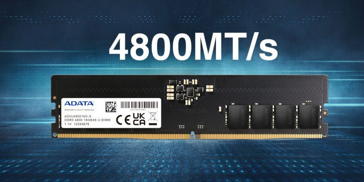 ADATA Yeni Nesil DDR5-4800 Belleklerini Duyurdu