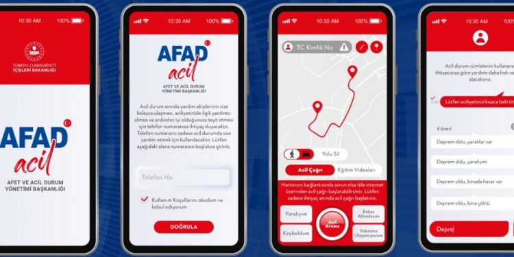 Afad “Acil” Mobil Uygulaması Kullanıma Açıldı