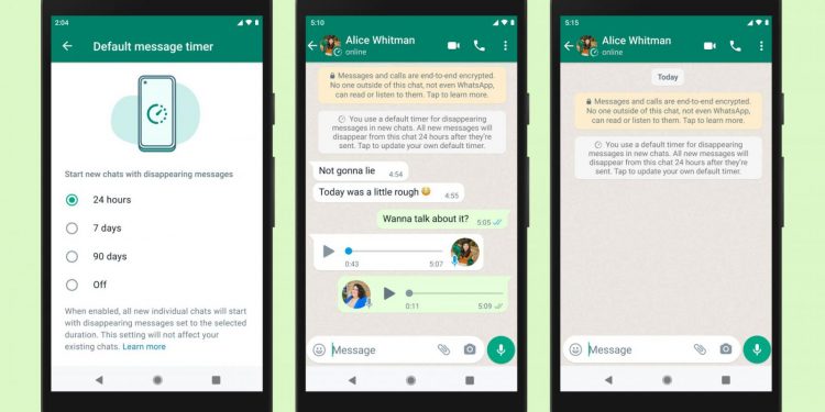 WhatsApp Kaybolan Mesaj Özelliğine Yenilik Getirdi