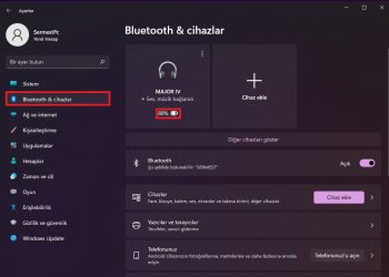 Windows 11’de Bluetooth Aygıtınızın Pil Seviyesi Nasıl Kontrol Edilir?