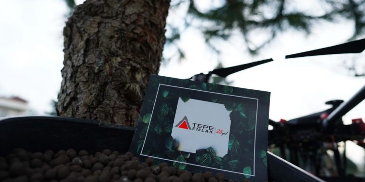 Tepe Emlak Yatırım 25’inci Yılında ecoDrone İle Doğaya Binlerce Tohum Bıraktı