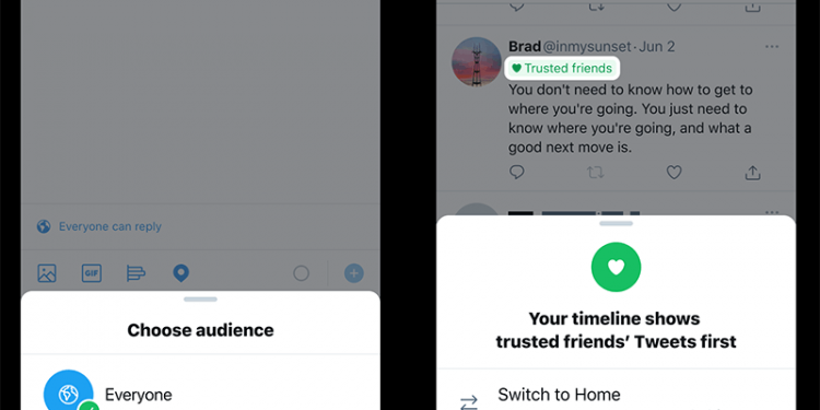 Twitter “Yakın Arkadaşlar” Listesi Özelliği (Flock) Getiriyor