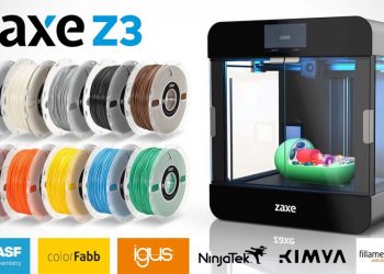 Zaxe’den Z3 Serisi 3D Yazıcılar İçin Endüstriyel Filament Dönemi