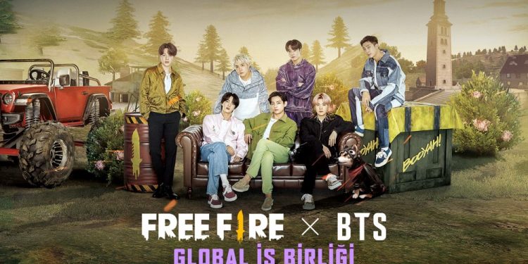Dünyaca Ünlü BTS Grubu, Free Fire’ın Küresel Marka Elçisi Oldu