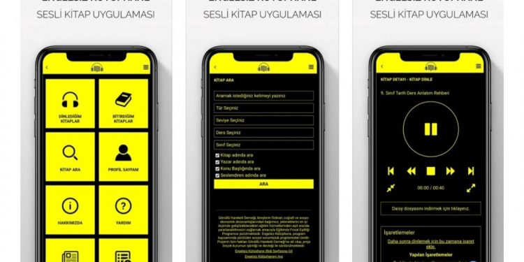 Engelsiz Kütüphane IOS Uygulaması Yayında