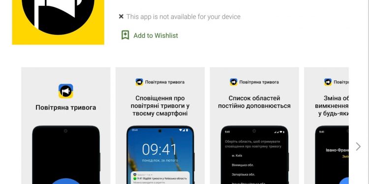 Ukrayna’da Google’un “Hava Saldırı Alarm”ı Android Telefonlarda Kullanılıyor