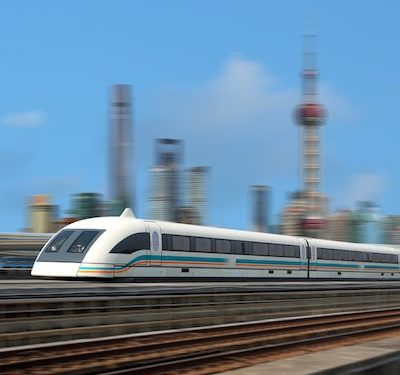 5G ile Çalışan Sürücüsüz Maglev Hızlı Treni, Seyahata Çıkmaya Hazır