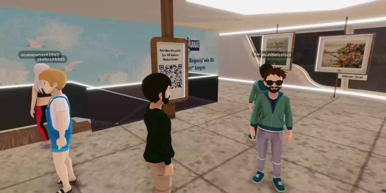 İş Sanat’ın Metaverse’teki Sergisi Devam Ediyor