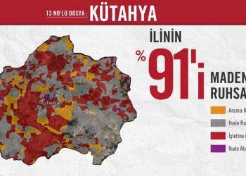 Türkiye Maden Ruhsatlarının Tehdidi Altında: 24 İlde 20.000′ Yakın Maden Ruhsatı