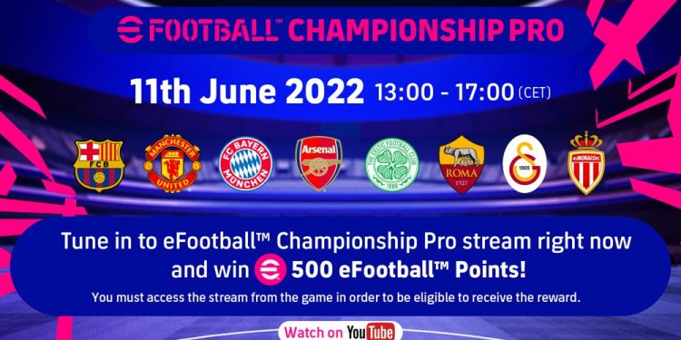 eFootball™ Championship Pro 2022’ye Katılacak 8 Kulüp Açıklandı
