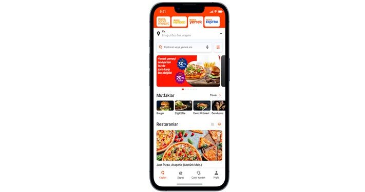 Migros One, Online Yemek Siparişi Sektörüne Adım Attı