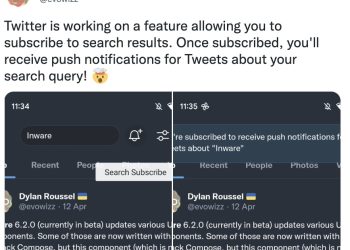 Twitter, “Google Alert” Benzeri Bir Özellik Üzerinde Çalışıyor