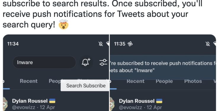 Twitter, “Google Alert” Benzeri Bir Özellik Üzerinde Çalışıyor