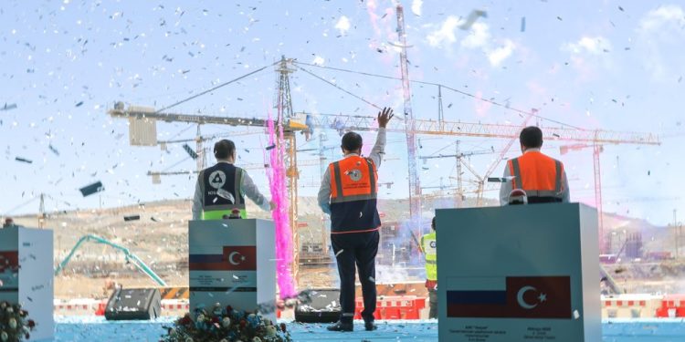 Akkuyu NGS’de 4’üncü Ünitenin Tam Ölçekli İnşaatı Başladı