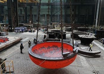 Akkuyu NGS’nin 4. Ünitesi için Reaktör Basınç Kabının Tabanı Atommash’de Üretildi