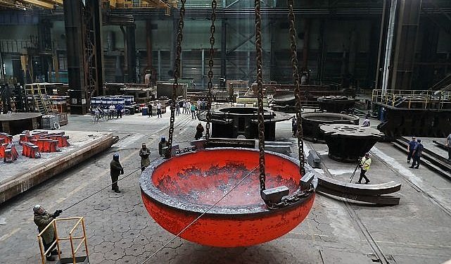 Akkuyu NGS’nin 4. Ünitesi için Reaktör Basınç Kabının Tabanı Atommash’de Üretildi
