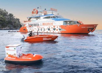 Migros Deniz Market’ten : Deniz Üstü Bulut Mutfak ve İnsansız Teslimat Teknesi Hizmete Girdi