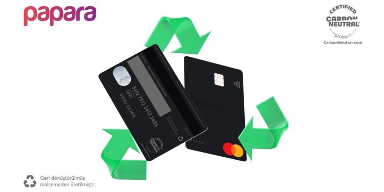 Papara Çevreci Black Card’lar Çıkardı