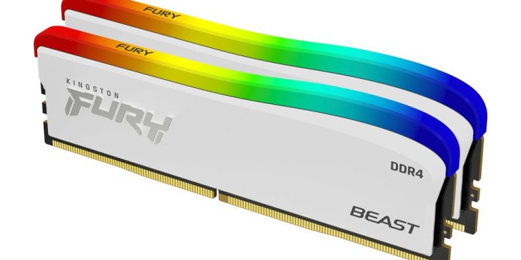 Kingston FURY Yeni Özel Sürüm RGB DDR4’ü Piyasaya Sürüyor
