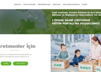 Çöpüme Sahip Çıkıyorum Eğitim Portalı Yayında