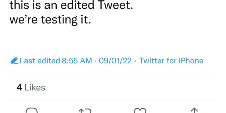 Twitter, Tweet Düzenleme Özelliği Edit Tweet’i Test Ediyor