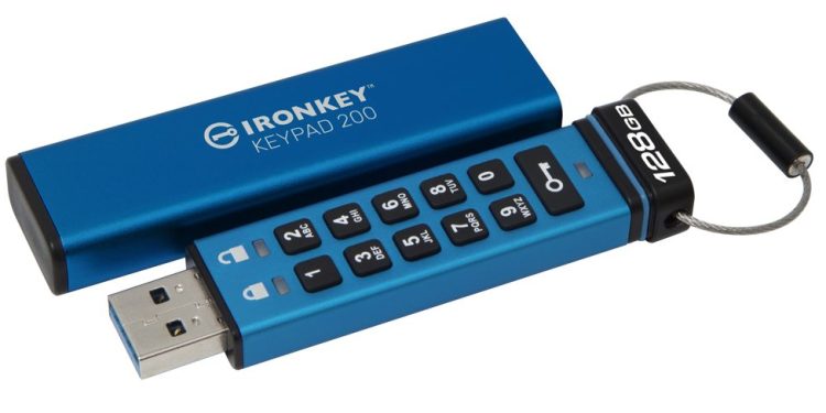 Kingston’dan Donanım Şifreli IronKey Keypad 200 USB