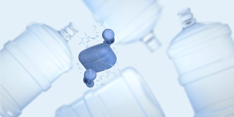 Sony Linkbuds Serisinin Plastik Su Sebillerinden Dönüştürülmüş, Kablosuz Kulaklığı LinkBuds S “Dünya Mavisi”