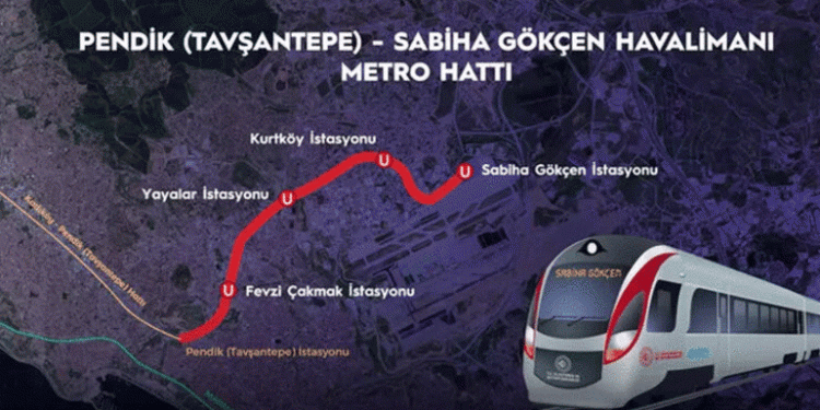 Sabiha Gökçen Metrosu’nun Maliyetini İBB Karşılayacak