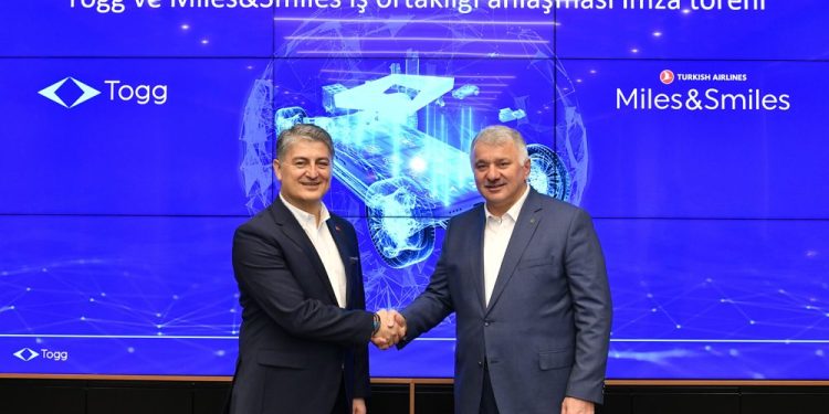 Togg Mobilite Ekosistemi Türk Hava Yolları Yolcu Programı Miles&Smiles İle Mil Kazandıracak
