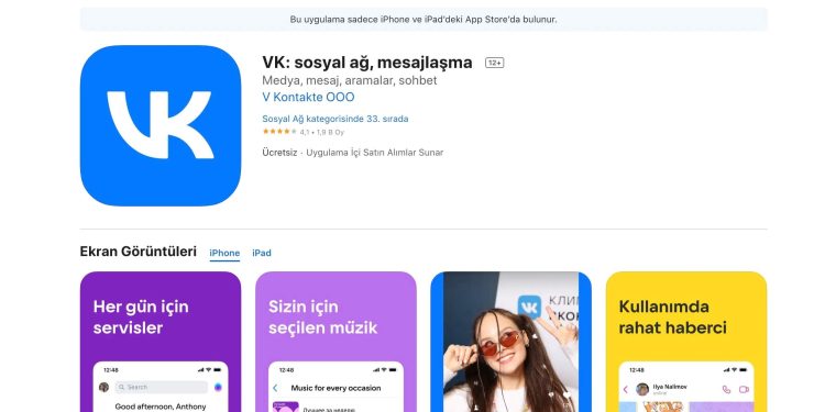 Rus Sosyal Ağı VKontakte ve Mail.ru’yu App Store’a Geri Döndü