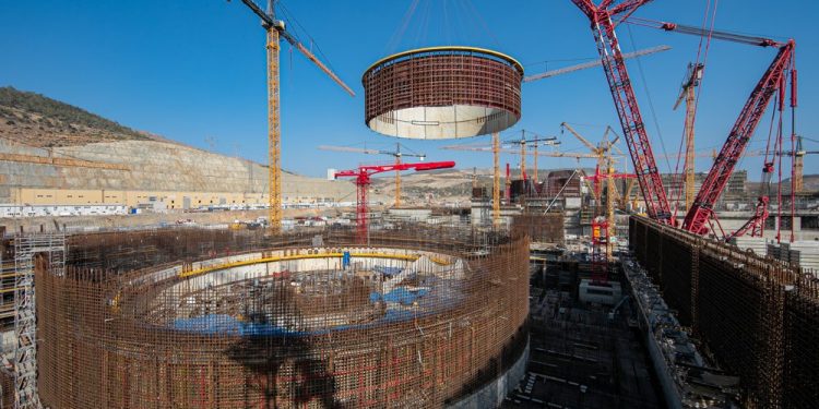 Akkuyu NGS’nin 3’üncü Güç Ünitesi’nde İç Koruma Kabuğunun (İKK) Montajının Bir Aşaması Daha Tamamlandı