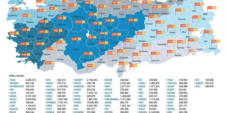 Türkiye’nin Güncel Fiber Haritası: İstanbul’da Kişi Başı 4,4 metre Fiber Düşüyor