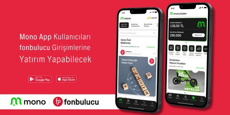 Mono App Kullanıcıları, fonbulucu Girişimlerine Yatırım Yapabilecek